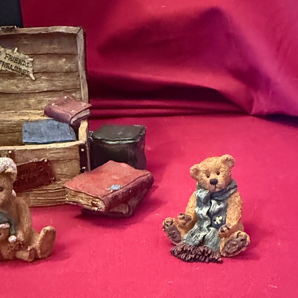 Boyds Bears 6 Piece Figurine Set 10th Anniversary - Friends are Treasures - Picture 4 of 16